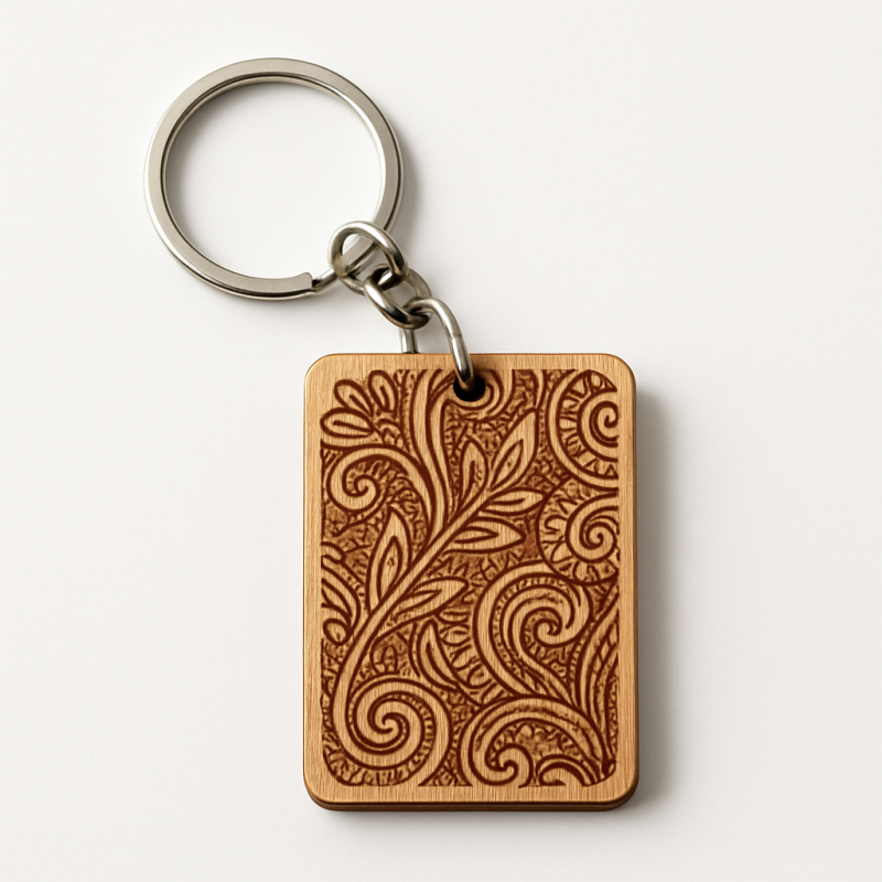 Handcrafted Wooden Keychain – Madeira Keepsake Handcrafted Wooden Keychain – Madeira Keepsake